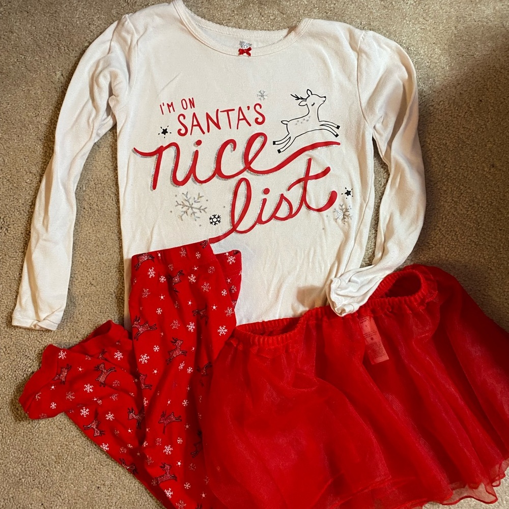 Carters Christmas pajamas